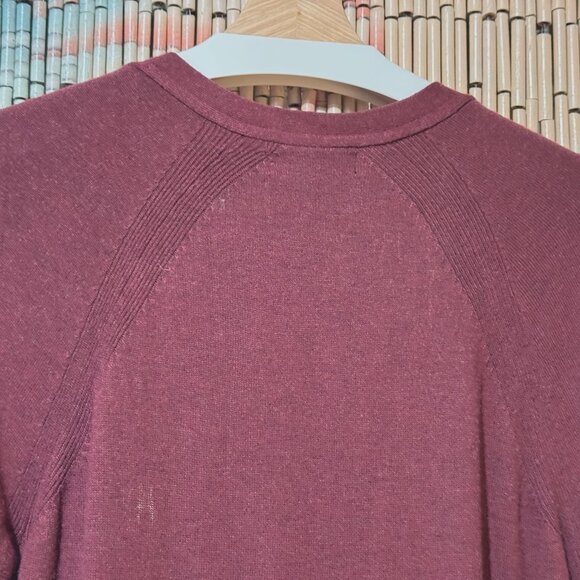 MOSSIMO Open Cardigan Sweater with Pockets, Cranberry, XXL - Picture 3 of 14